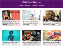 Tablet Screenshot of girlsgonesporty.com